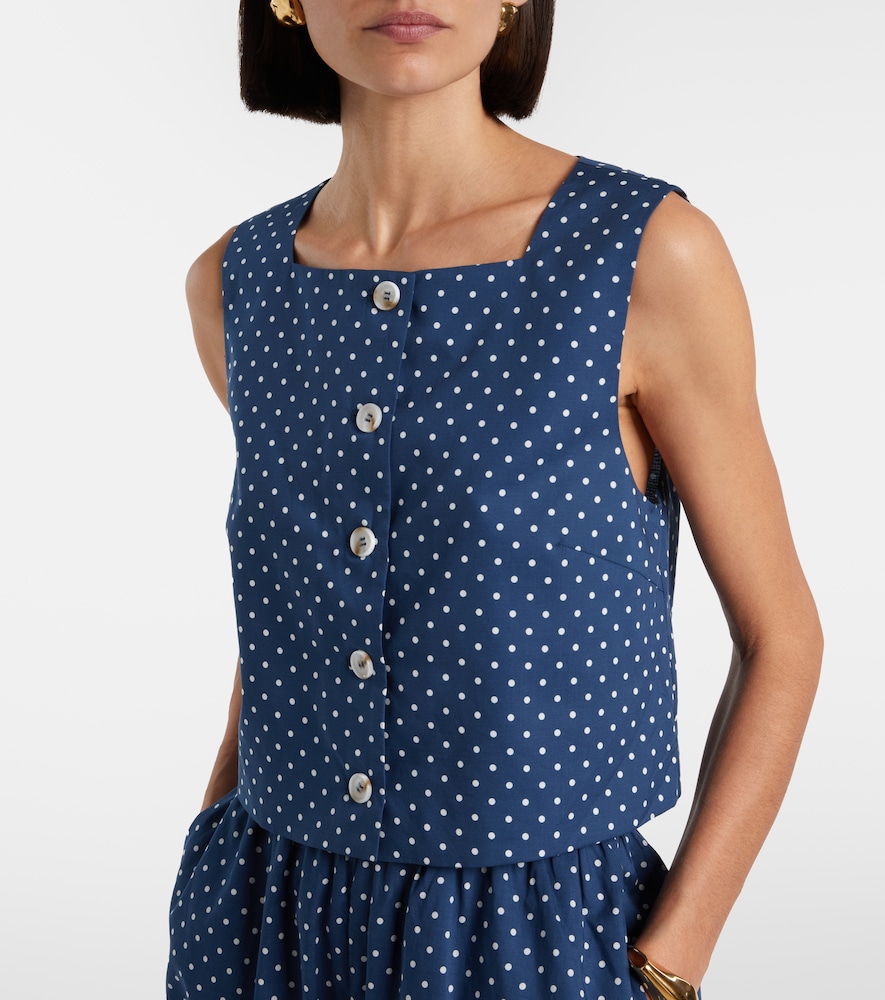 Rio Polka-Dot Cropped Top