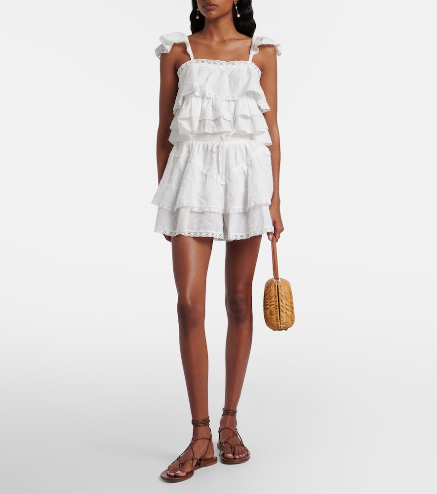 Anya Ruffled Cotton Top