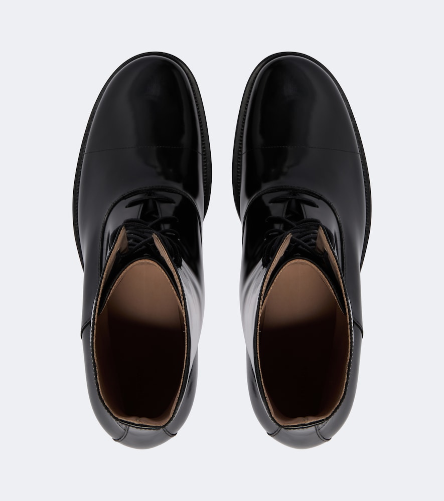  The Row The Row Schnürstiefel Kai Aus Lackleder 