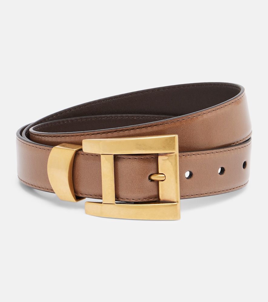 Versace Women's Brown Leather Belt Inch Size 31.5 - Mytheresa
