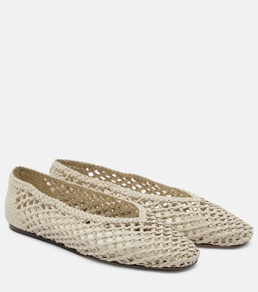 Le Monde Beryl Le Monde Béryl Regency woven leather ballet flats