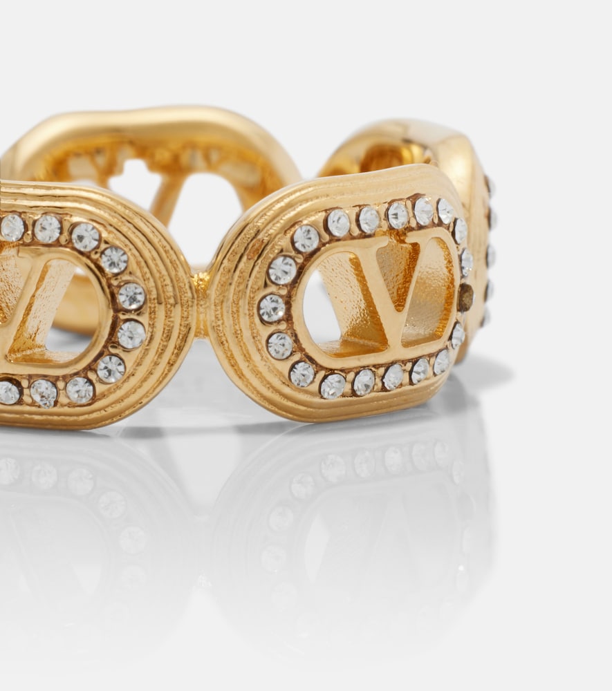  Valentino Valentino Ring Ovalette Mit Swarovski®-kristallen 