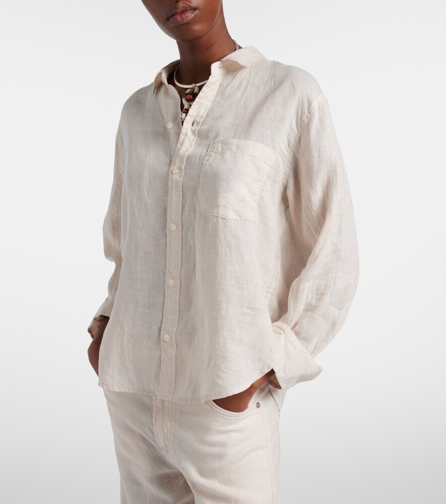 Citizens of Humanity Kayla Shrunken linen shirt