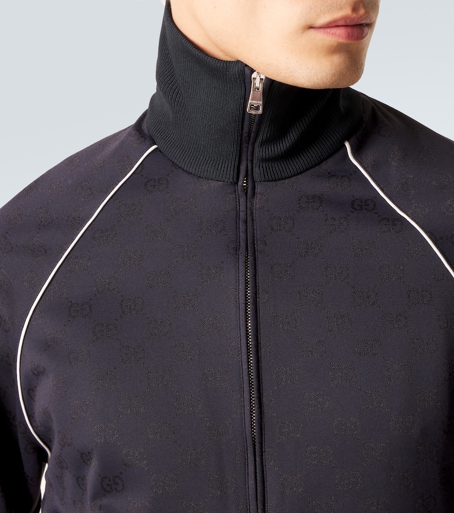  Gucci Gucci Gg Technical Jacquard Jacket 