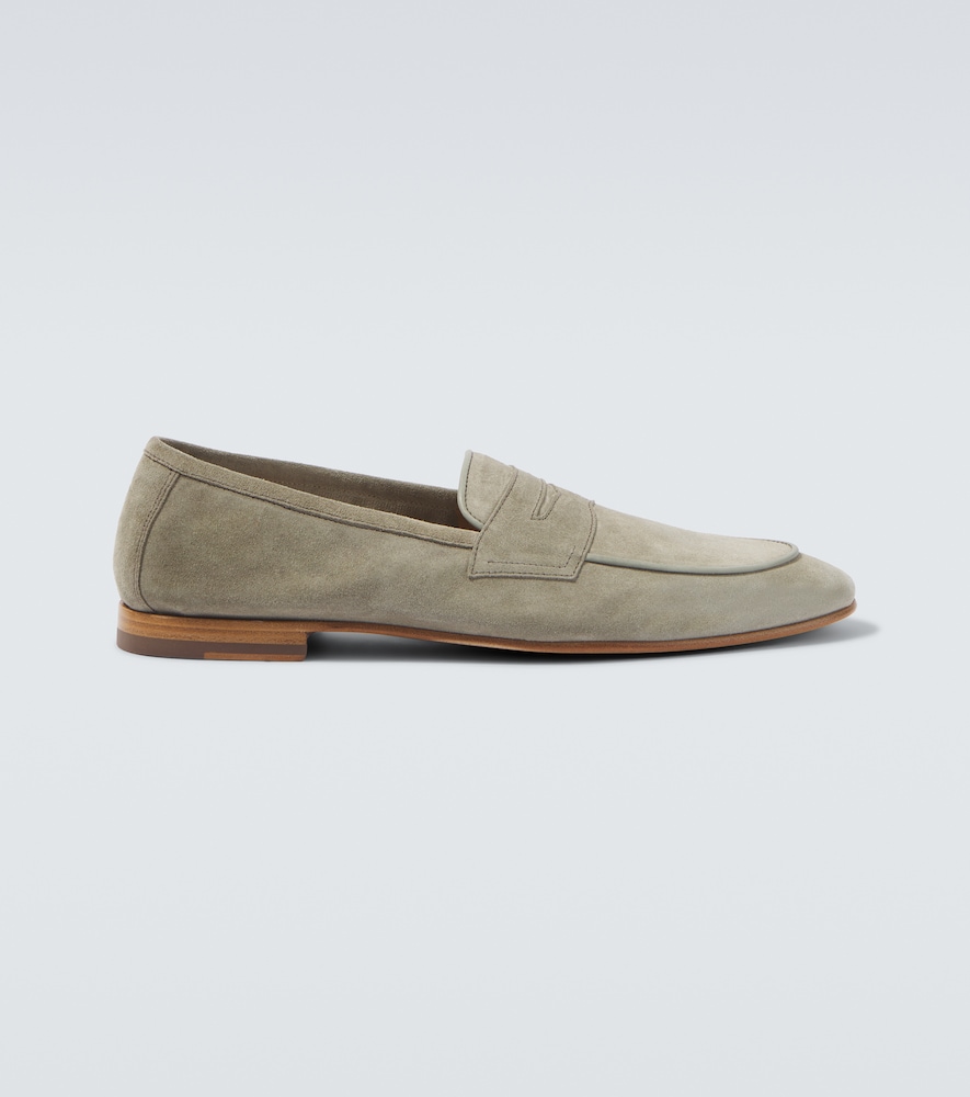 Frescobol Carioca Leme suede penny loafers | Thumbnail 6