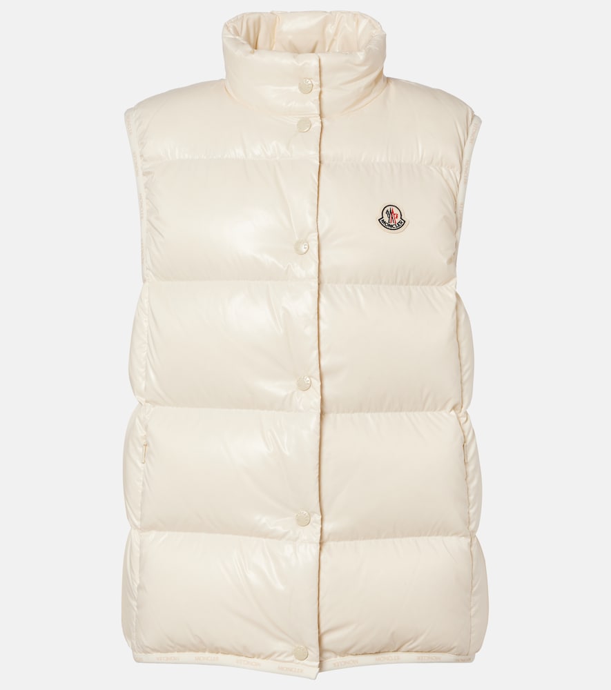 Moncler Women's White Badia Down Vest UK Size 8 - Mytheresa