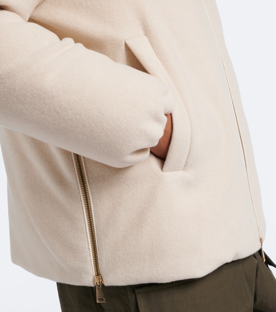 Vivante Wool And Cashmere Down Jacket