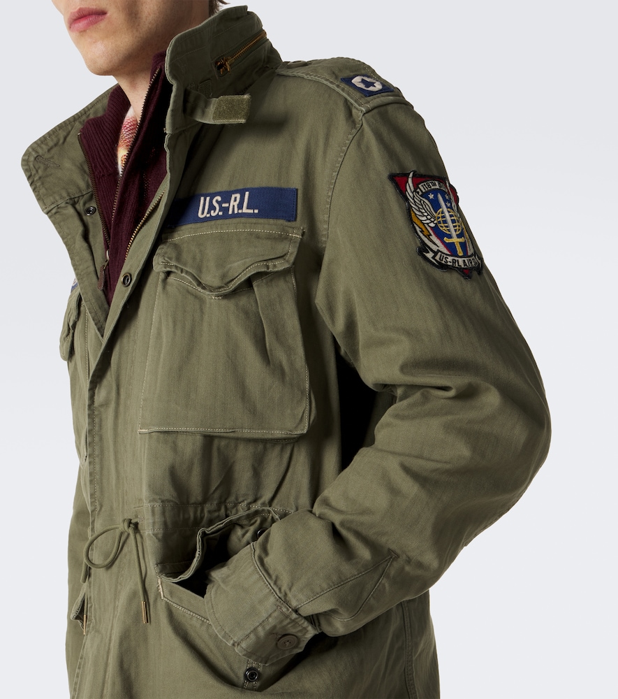 Polo Ralph Lauren Iconic Patch-Appliqué Cotton Field Jacket