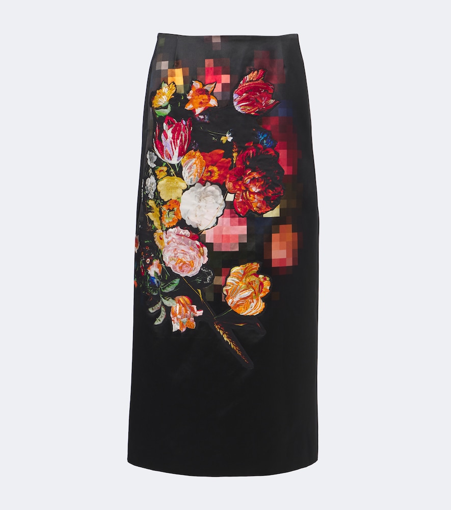 Floral Cotton And Midi