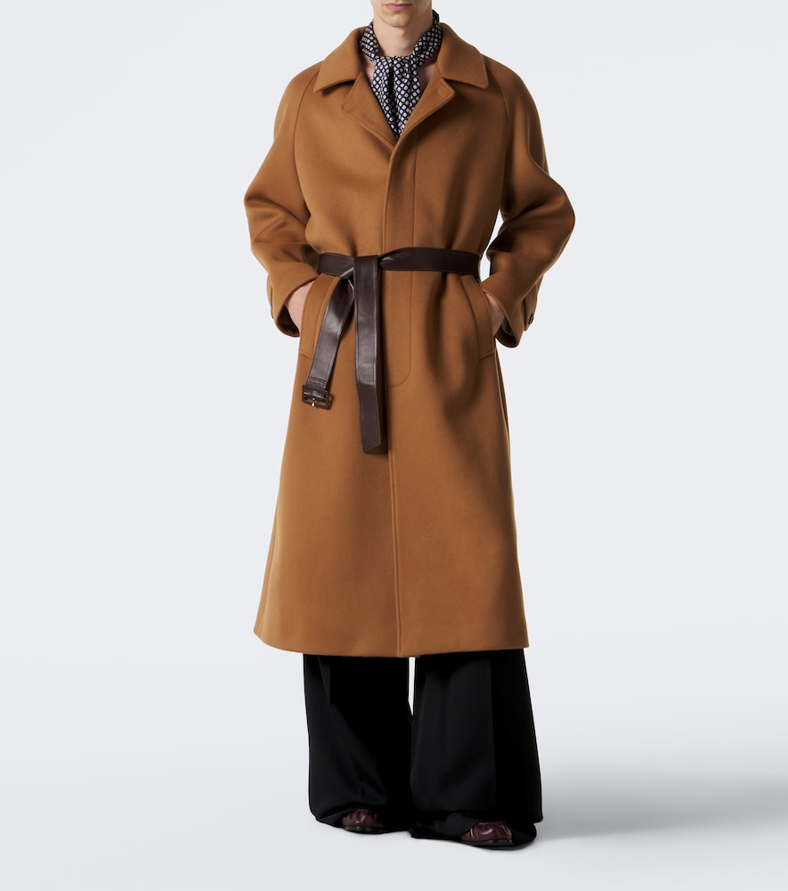 Belted Wool Overcoat