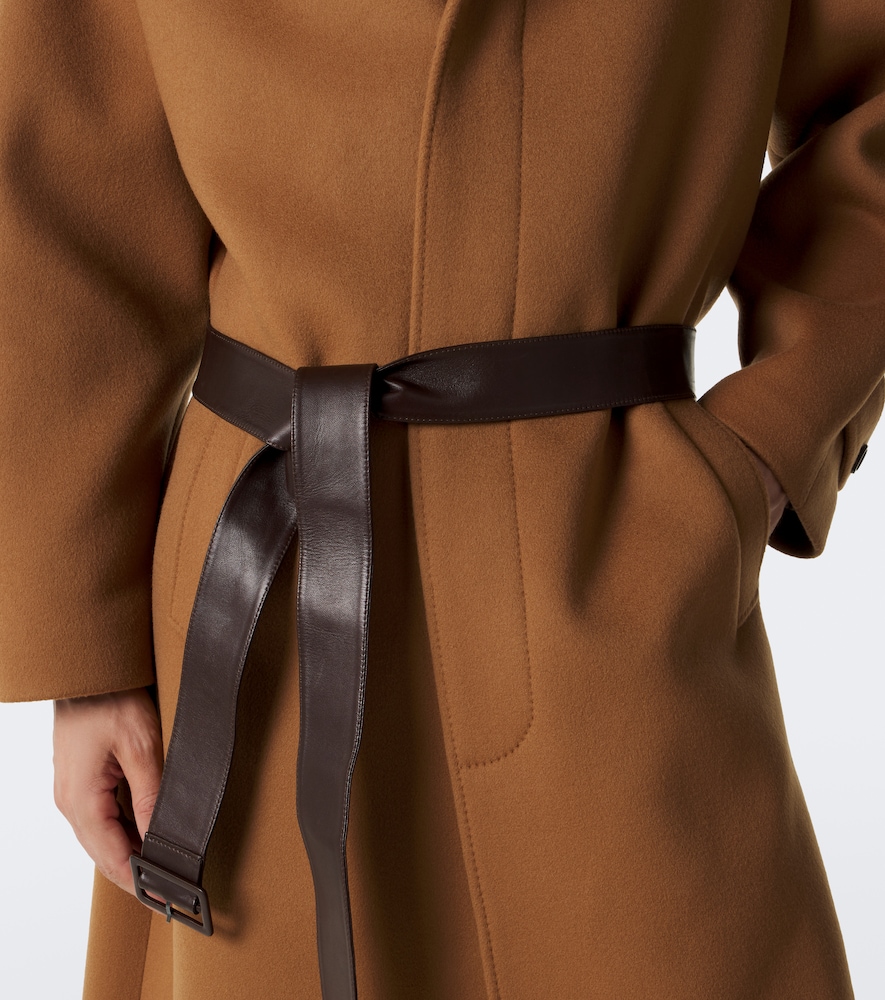 Belted Wool Overcoat