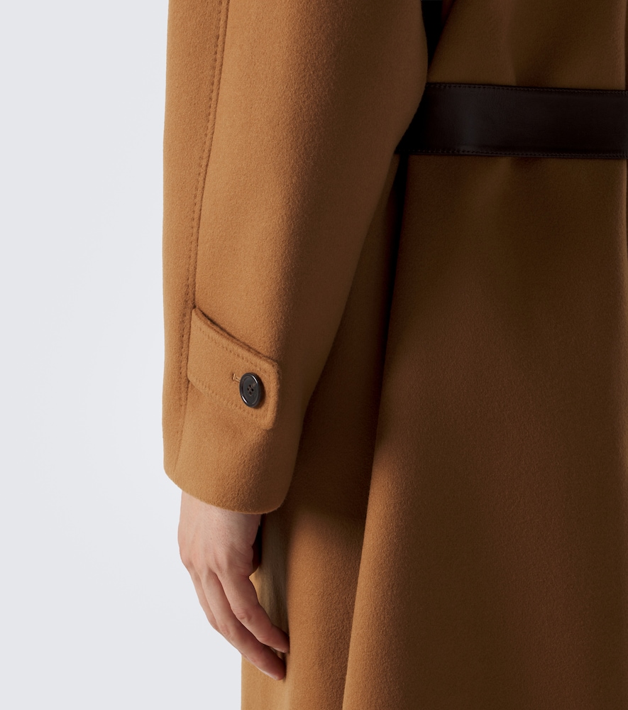 Belted Wool Overcoat