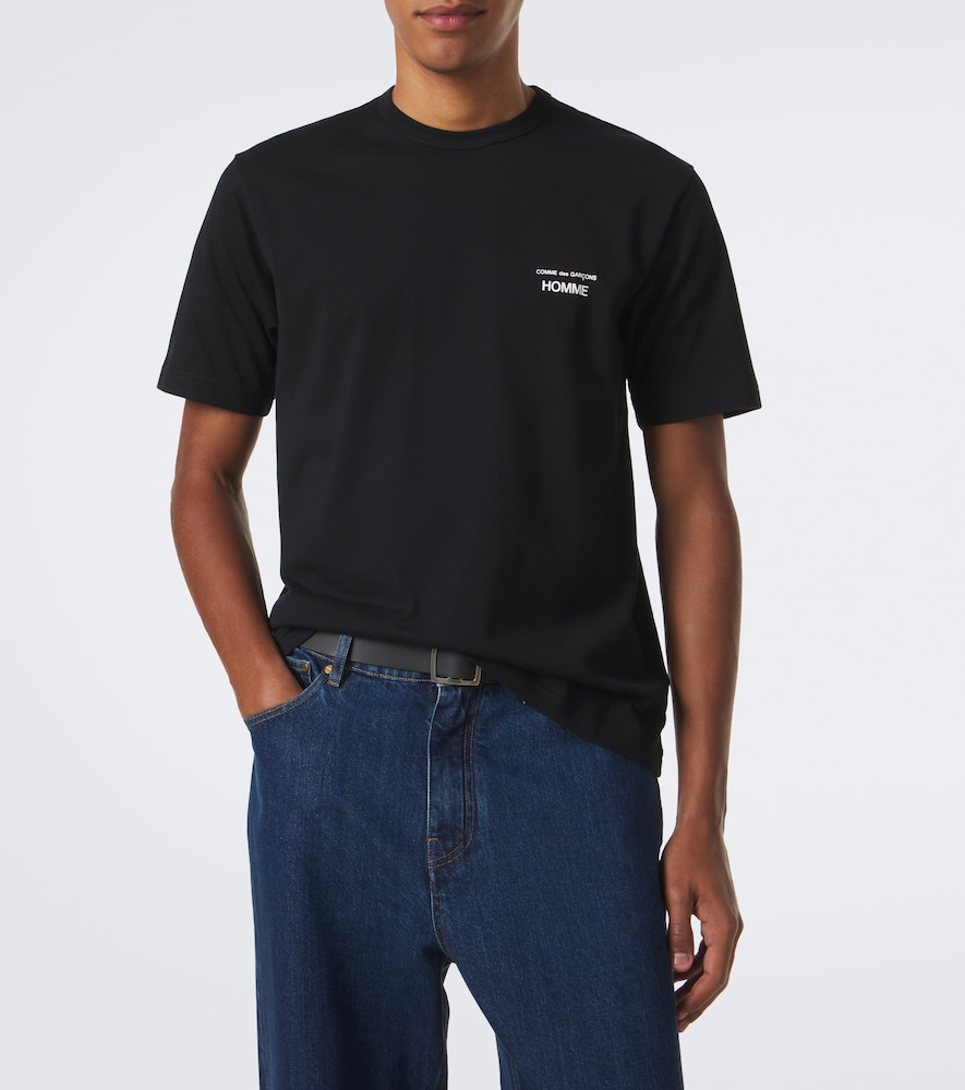 Comme Des Garçons Homme Logo Cotton Jersey T-Shirt