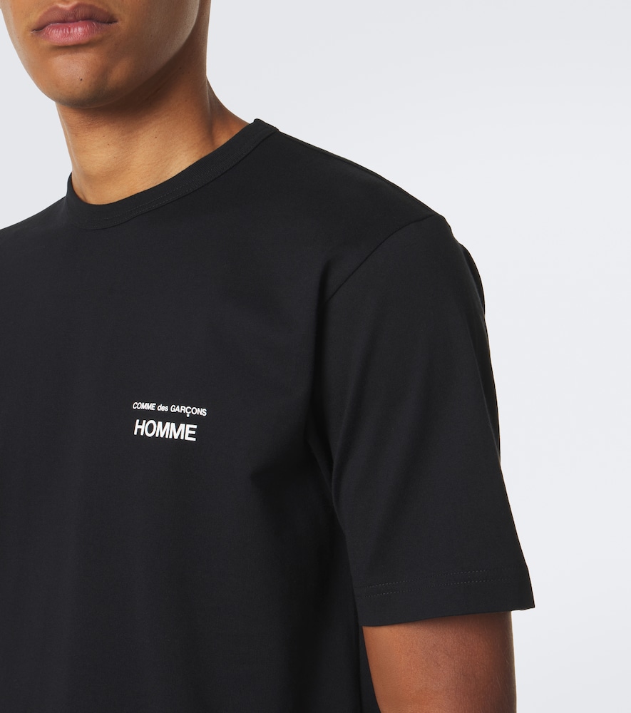 Comme Des Garçons Homme Logo Cotton Jersey T-Shirt