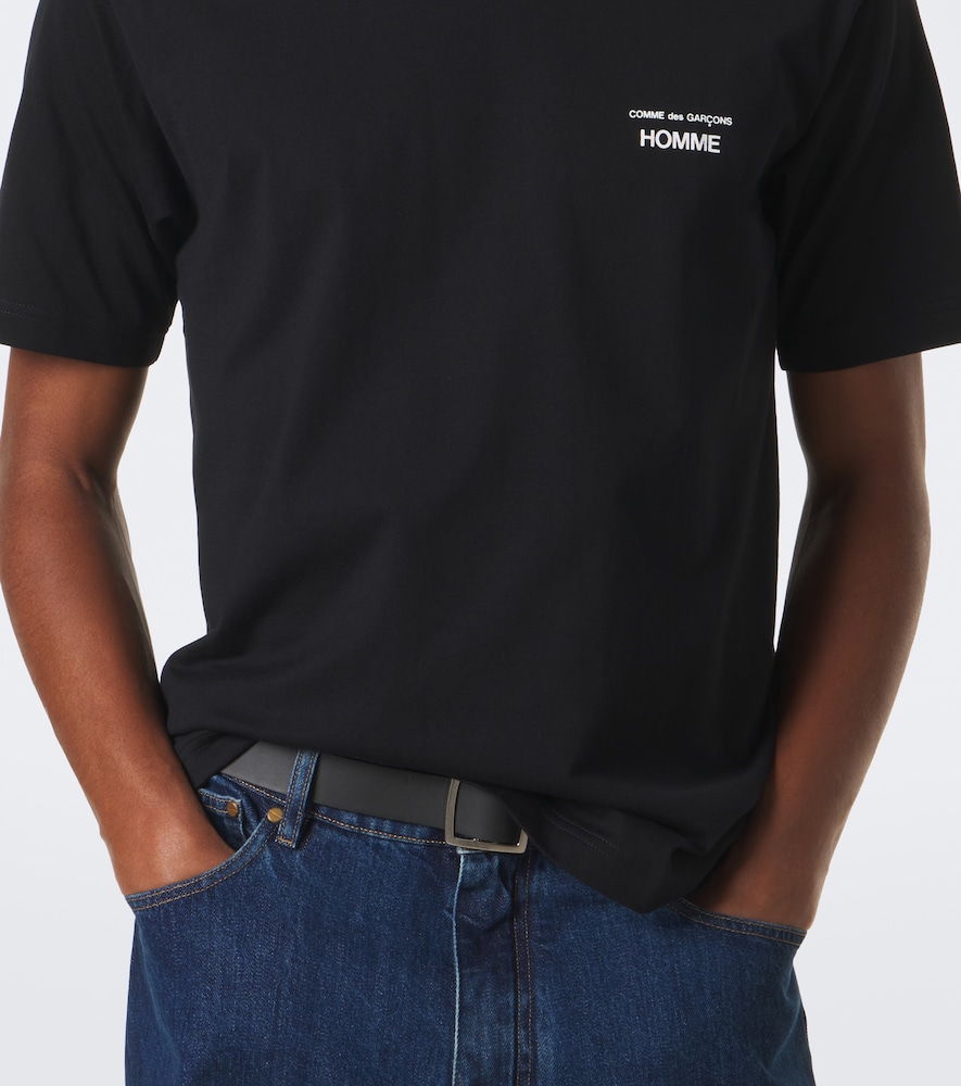 Comme Des Garçons Homme Logo Cotton Jersey T-Shirt