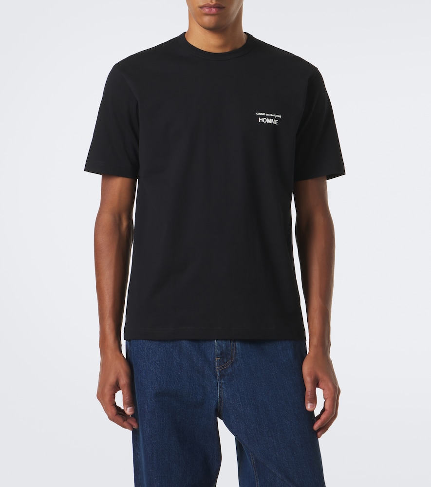 Comme Des Garçons Homme Logo Cotton Jersey T-Shirt