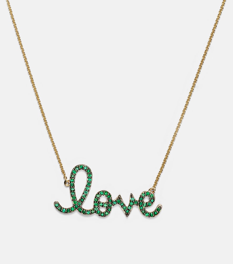  Sydney Evan Sydney Evan Halskette Medium love Aus 14kt Gelbgold Mit Diamanten 