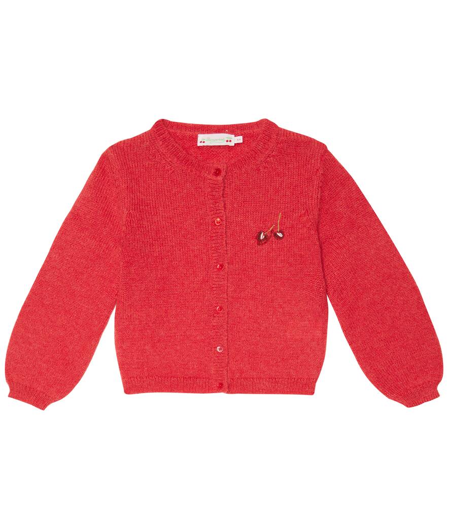 Bonpoint Brunhild embroidered cardigan