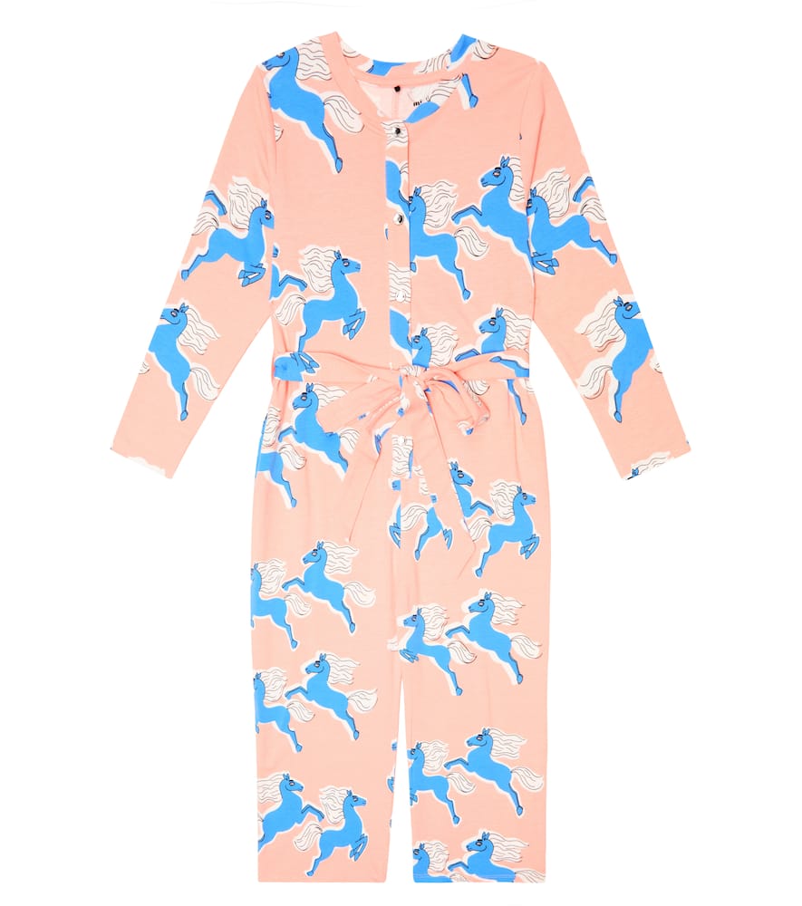 Mini Rodini Printed jersey jumpsuit