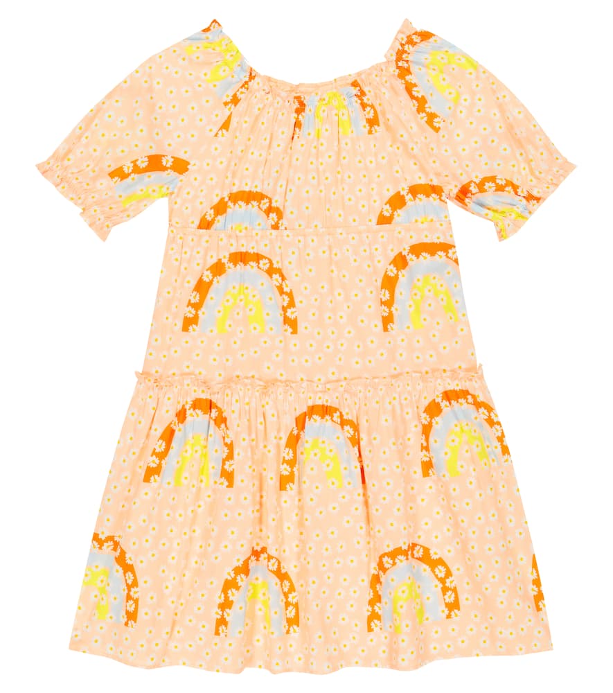 Stella McCartney Kids Printed tiered cotton dress