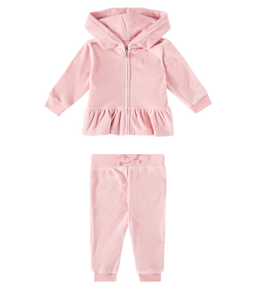 Polo Ralph Lauren Kids Baby jersey hoodie and sweatpants set