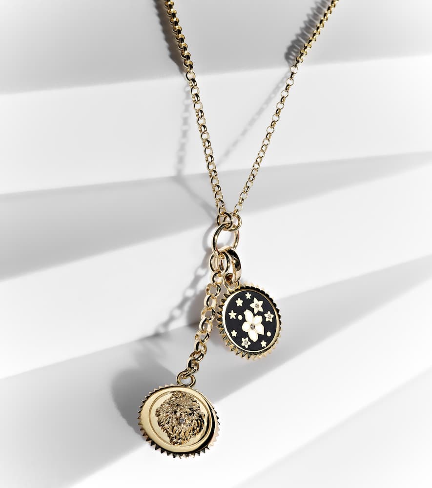 Foundrae Strength Resilience 18kt Gold Chain Necklace With Diamonds In Gold