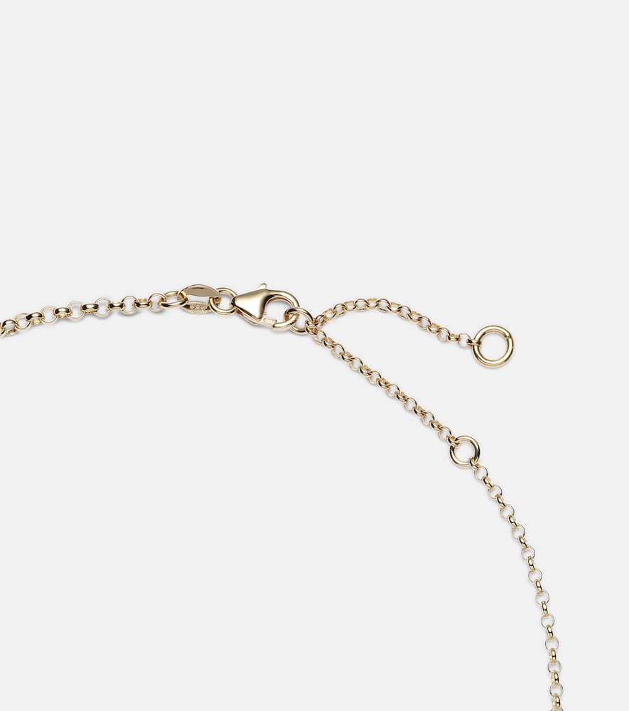Foundrae Strength Resilience 18kt Gold Chain Necklace With Diamonds In Gold
