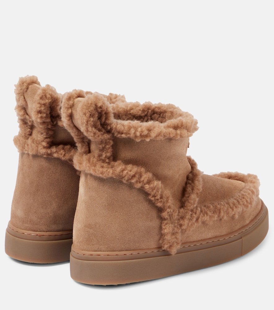 Inuikii Classic Suede Ankle Boots In Beige