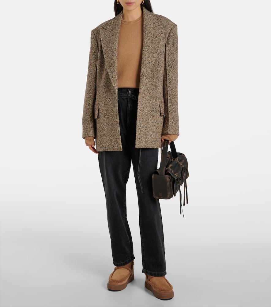 Inuikii Classic Suede Ankle Boots In Beige