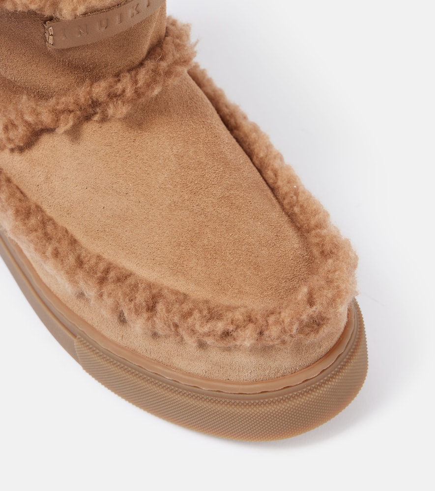 Inuikii Classic Suede Ankle Boots In Beige
