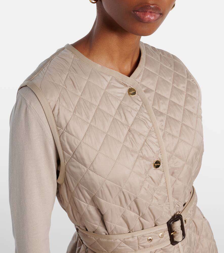 Max Mara Steppweste Lauren In Beige