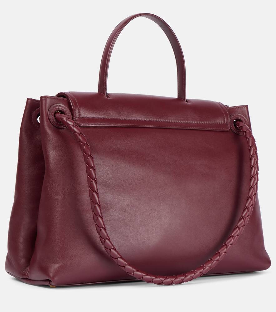 Bottega Veneta Ciao Ciao Medium Leather Tote Bag In Burgundy