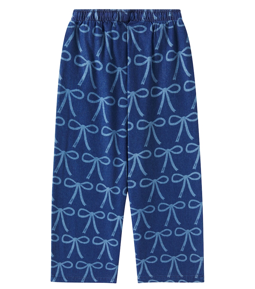Tinycottons Jeans Bows In Blau