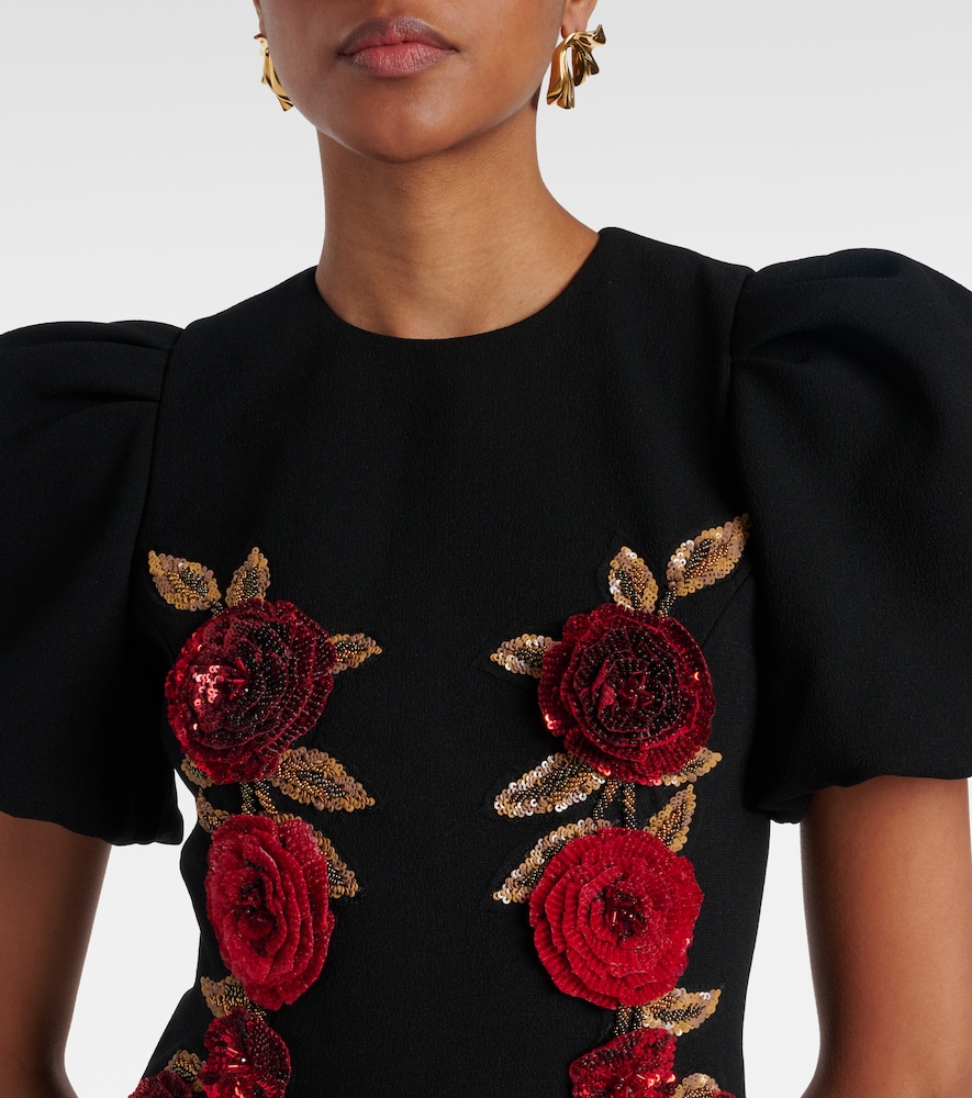  Rebecca Vallance Rebecca Vallance Midikleid Rosette Mit Pailletten 