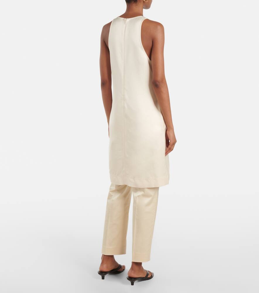 Totême Satin Minidress In White