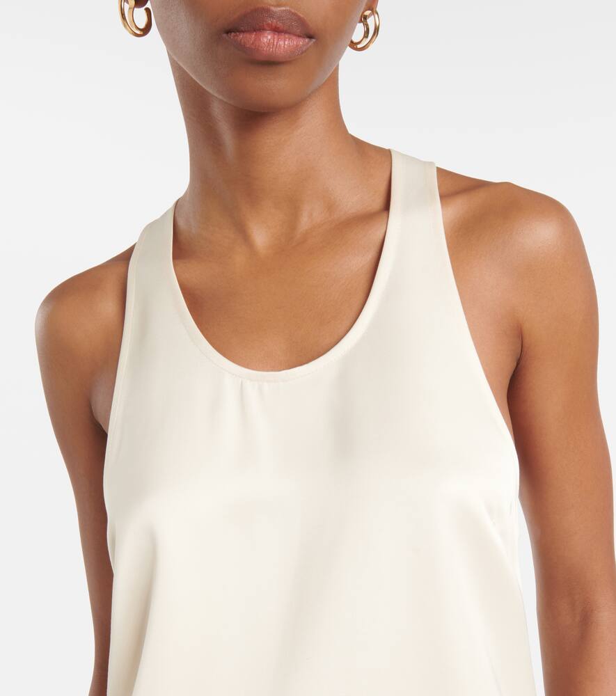 Totême Satin Minidress In White