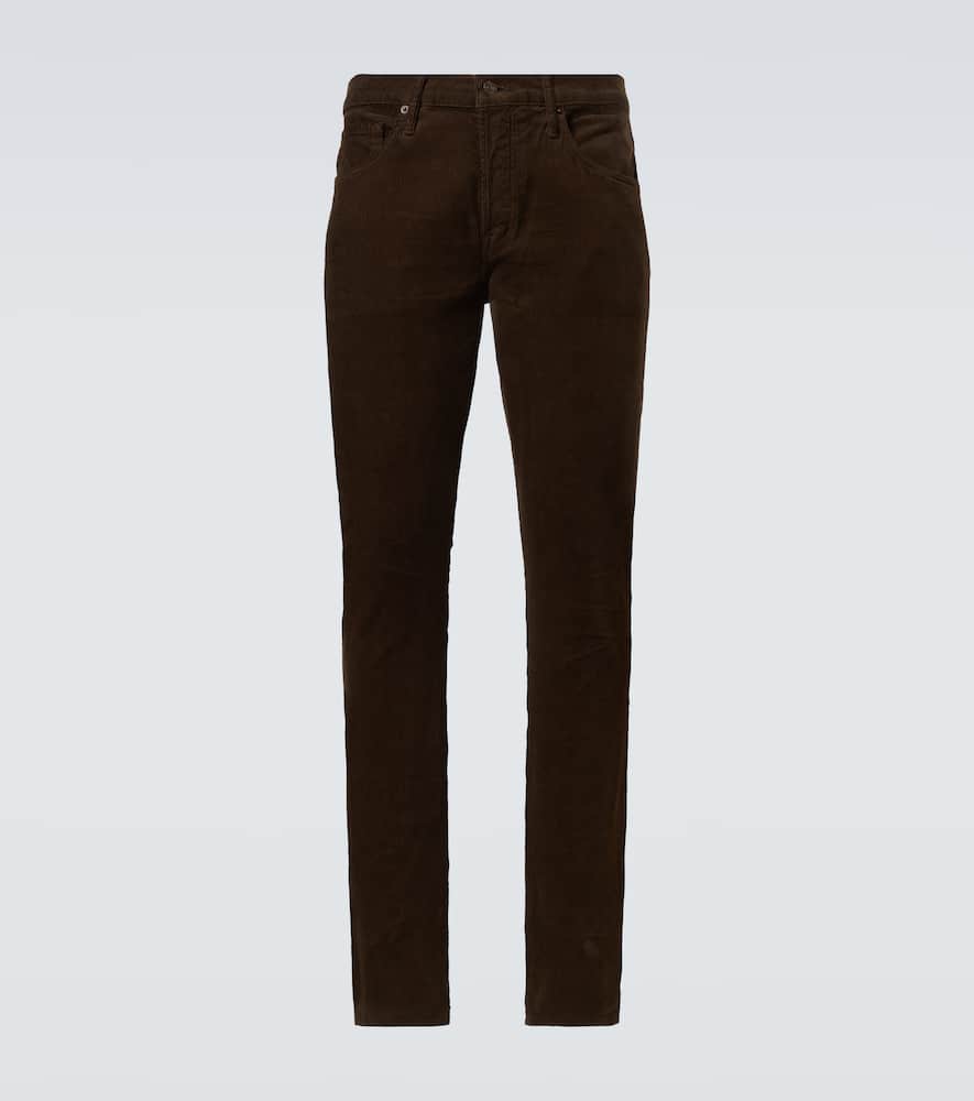 Mid-rise slim jeans