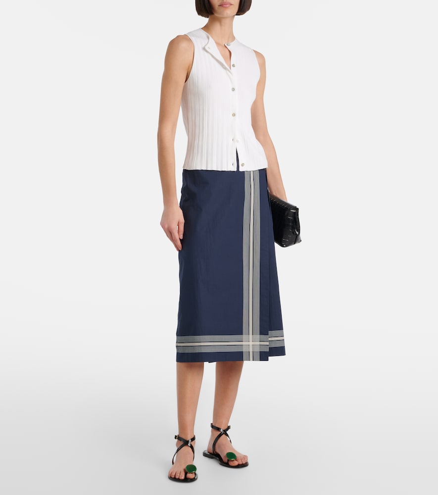  Vince Vince Ribbed Cotton Top 