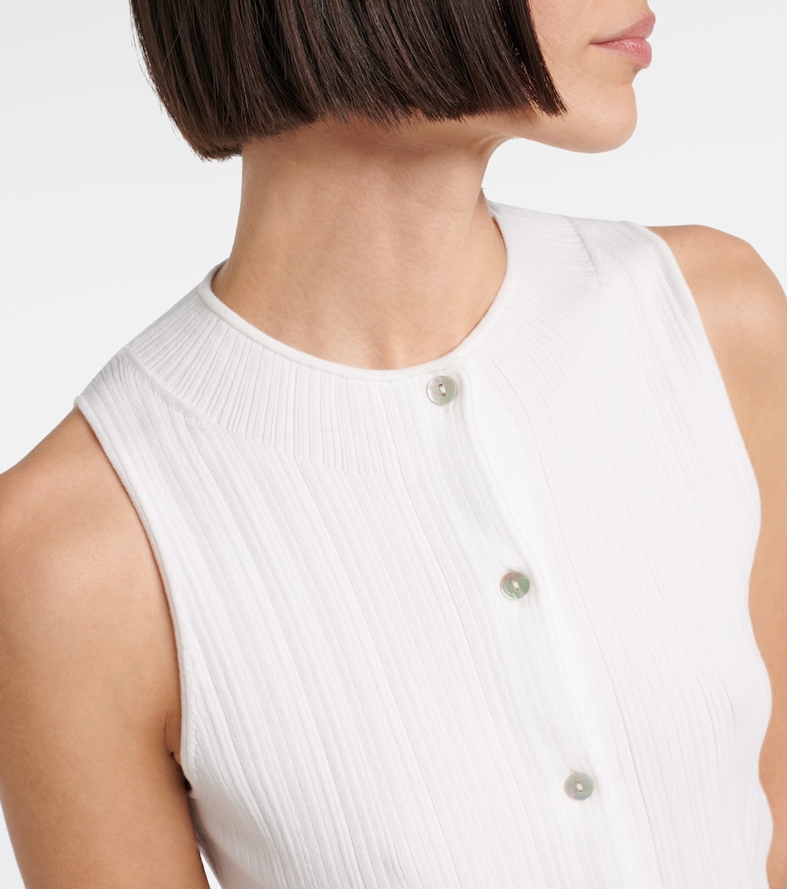 Vince Vince Ribbed Cotton Top 