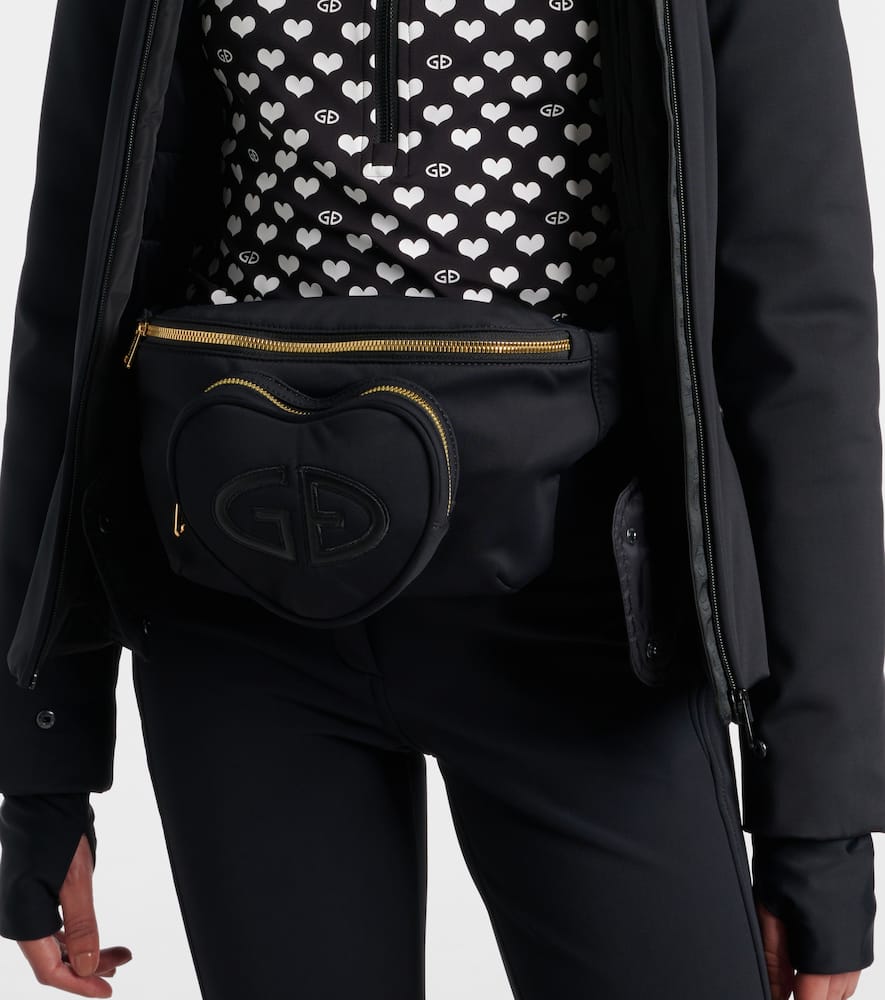 Goldbergh Octavia Small Logo Belt Bag In Black
