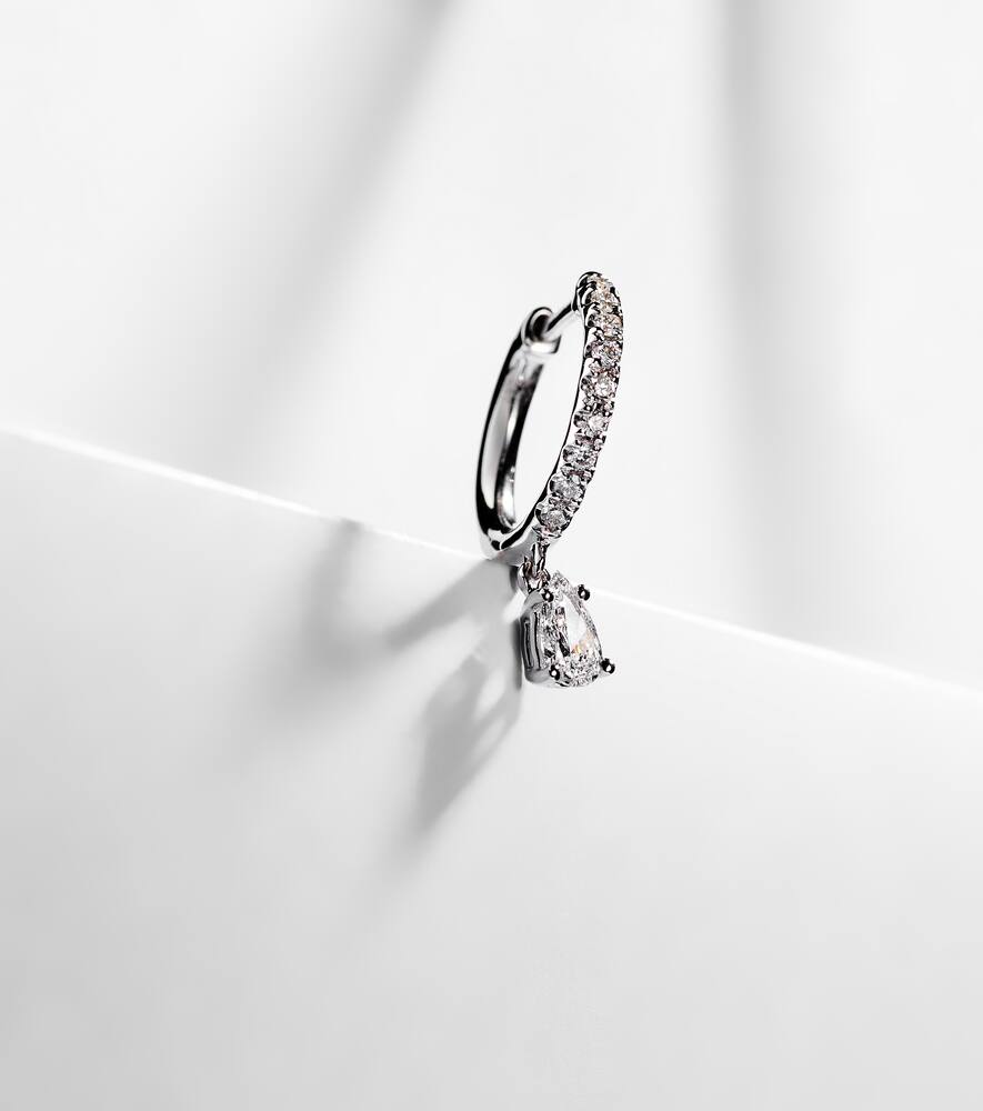 Anita Ko Einzelner Ohrring Aus 18kt Weissgold Mit Diamanten