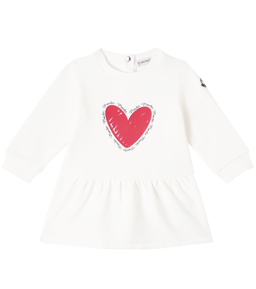 Moncler Enfant Baby printed cotton-blend jersey dress