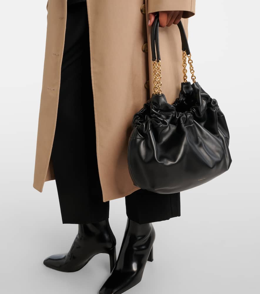 Demellier Schultertasche Miami Aus Leder In Black