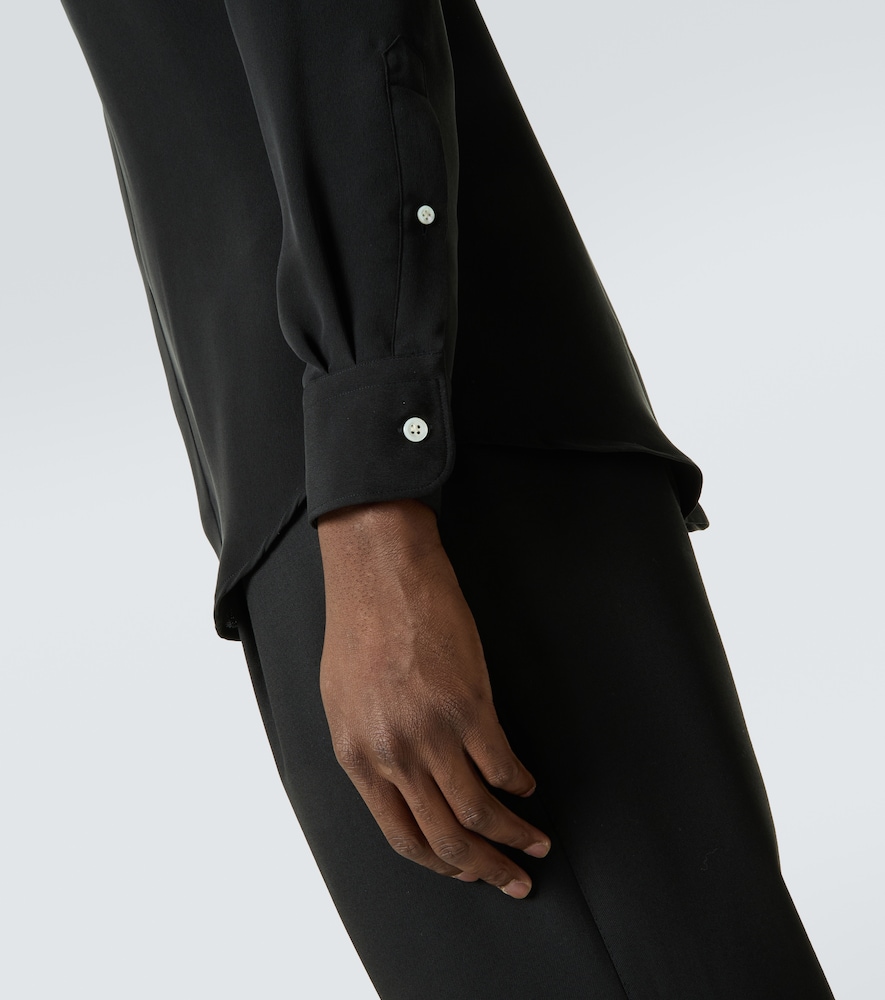  Thom Sweeney Thom Sweeney Hemd Aus Seide 
