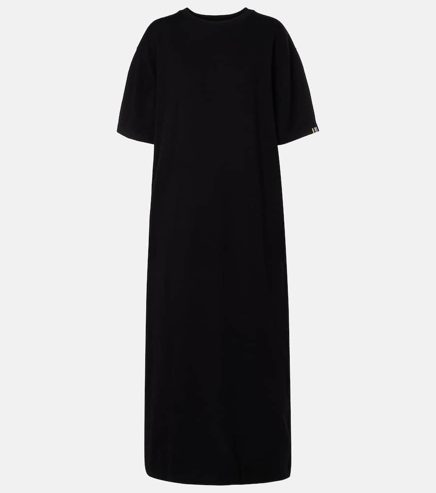 Kris cotton and cashmere maxi dress