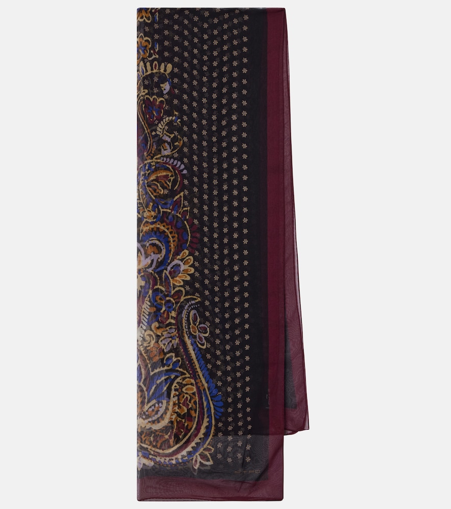 ETRO Etro Tosca paisley silk scarf　Etro Tosca ペイズリー シルク スカーフ