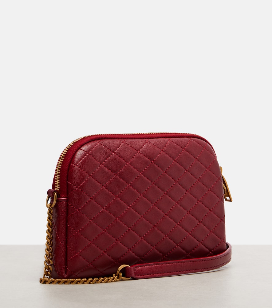 Saint Laurent Gaby Quilted Leather Crossbody Bag In Red