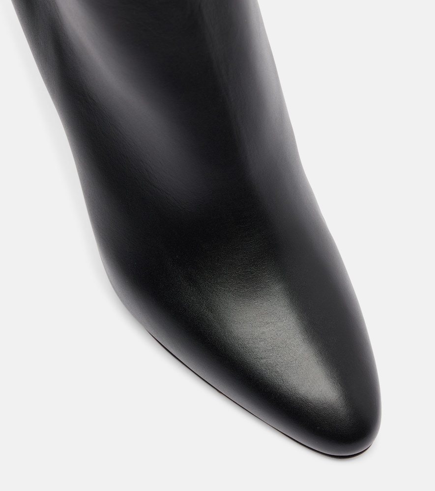 Manolo Blahnik Insopo 90 Leather Boot In Black