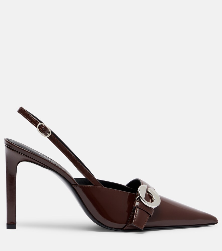  Coperni Coperni Belt Stiletto Leather Slingback Pumps 