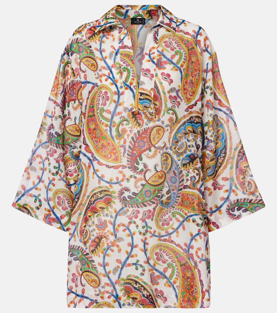 ETRO Etro Printed cotton and silk tunic　エトロ プリント コットン＆シルク チュニック